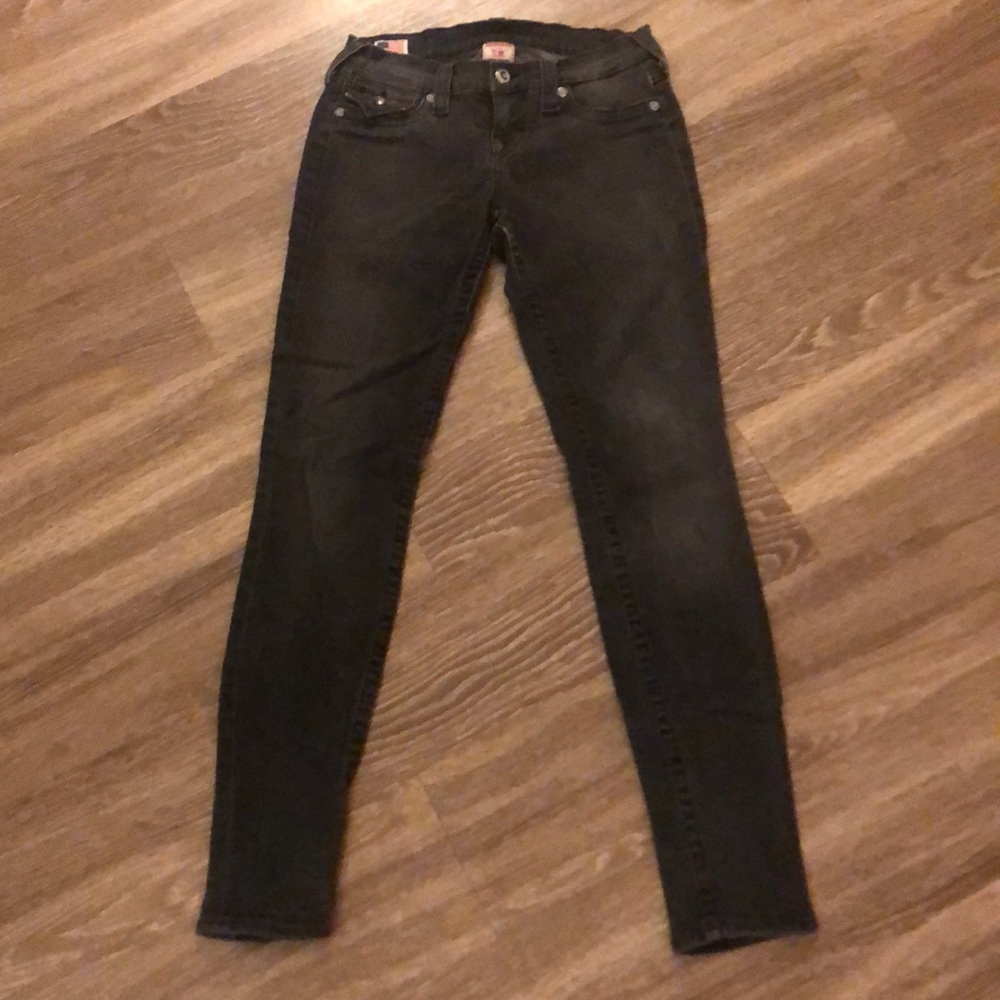 True Religion Faded black jeans